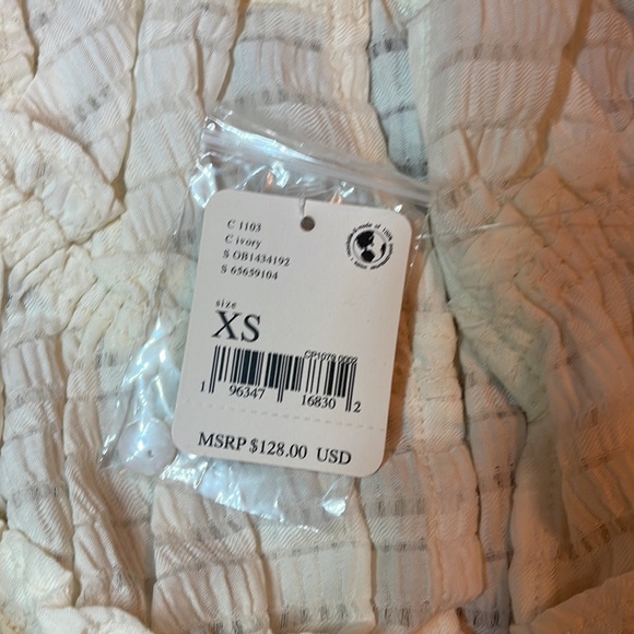 𝓯𝓹 Free People ~ Hailey Blouse in Ivory - Picture 13 of 13